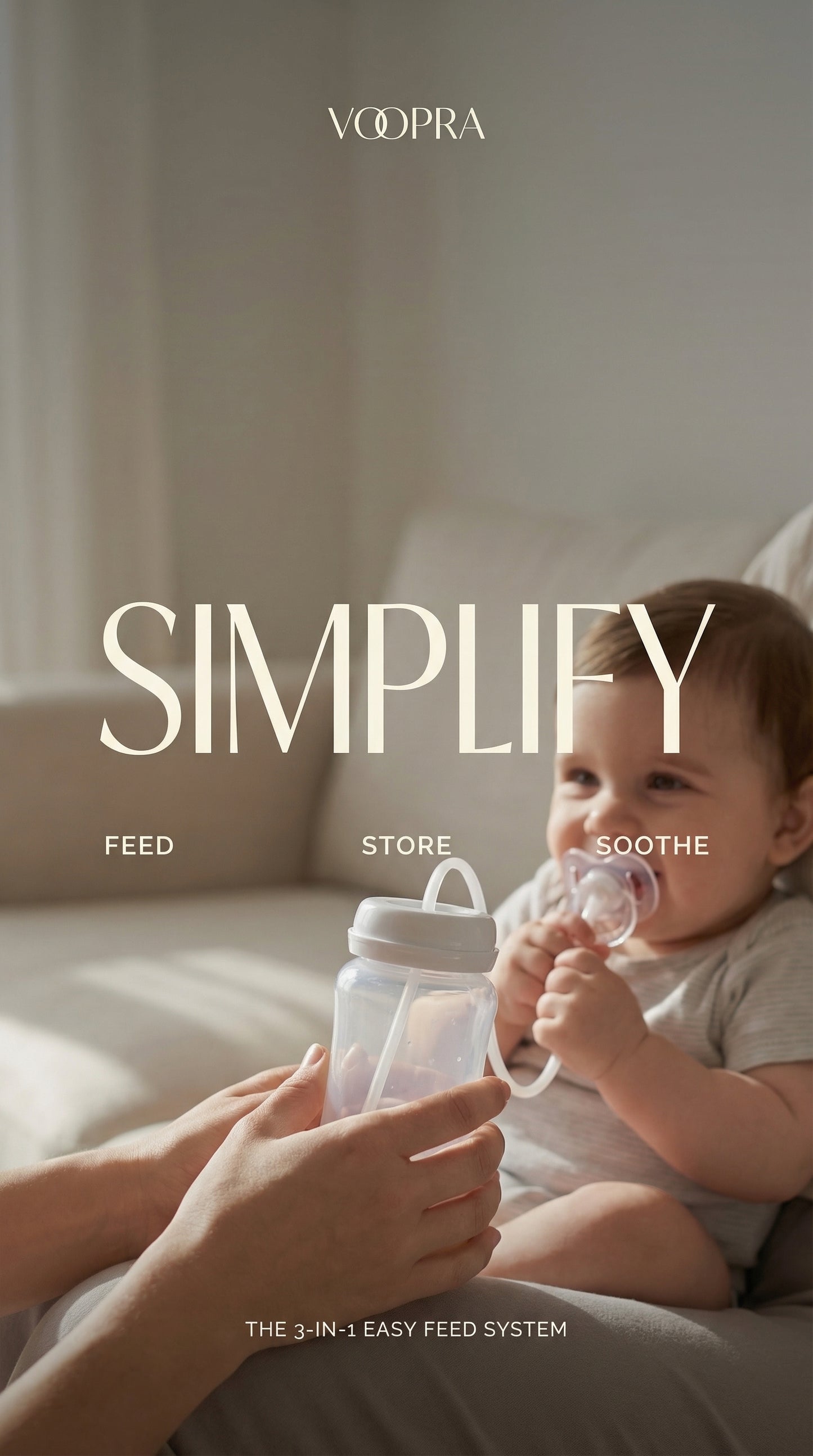 Voopra™ Easy feed 3-in-1